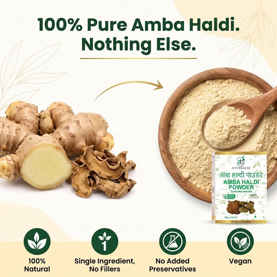 Amba Haldi Powder (Curcuma amada) 100g - image 4