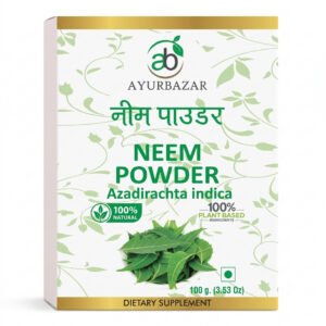 Neem Leaf Powder (Azadirachta indica) 100g by Ayur Bazar