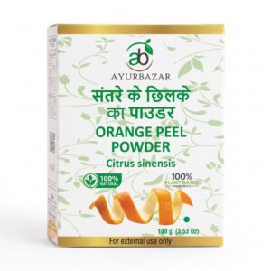 Orange Peel Powder (Citrus sinensis) 100g by Ayur Bazar