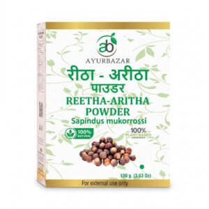 Reetha-Aritha Powder (Sapindus mukorossi) 100g by Ayur Bazar