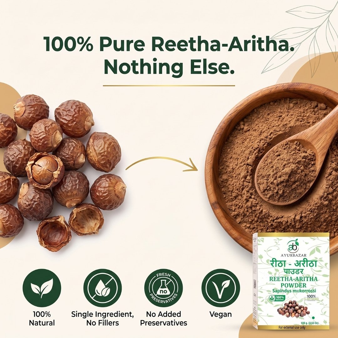 Reetha-Aritha Powder (Sapindus mukorossi) 100g - image 4