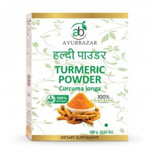 Turmeric Powder (Curcuma longa) 100g by Ayur Bazar