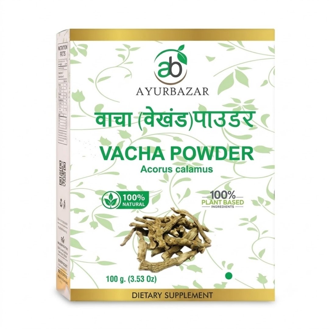 Vacha Powder (Acorus calamus) 100g by Ayur Bazar
